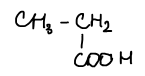Пропионовая кислота CH₃–CH₂–COOH